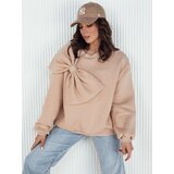 DStreet Women's oversize sweatshirt BOWLOOP beige | Shoptok.si