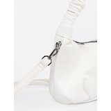 Shelvt Small white handbag with crinkle handle | Shoptok.si