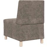 vidaXL Modularna sofa bez naslona za ruke tamno siva 55 cm umjetna koža | shoptok.hr