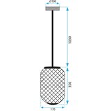 Toolight Stropni luster APP1424-1CP | shoptok.hr