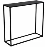 Custom Form Crni metalni konzolni stol 100x30 cm Julita -