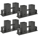  Pomoć za slaganje drva 4 pcs Antracit 34 x 10 x 15 cm Čelik | shoptok.hr