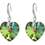  Naušnice Beautiful Heart - Zelena KP29813 | shoptok.hr