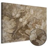  Slika - Floral Ornaments Carved in Delicate Sepia and Brown Shades 120x80 | shoptok.hr