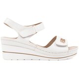 GOODIN White comfortable wedge sandals | shoptok.hr