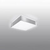 Nice Lamps siva stropna svetilka 25x25 cm mitra – | Shoptok.si