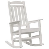 vidaXL gugalnice za vrt 2 kosi Bela 70x92x107,5 cm HDPE | Shoptok.si