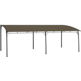 vidaXL Vrtni nadstrešek za senco 6x3x2,55 m taupe | Shoptok.si