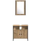  Set namještaja za kupaonicu 4 kom. Umjetnički hrast | shoptok.hr