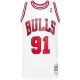 Mitchell & Ness Majica ognjeno rdeča / črna / bela | Shoptok.si