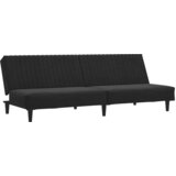 Maison Chic kavč - Sofa - Kanape dvosed z ležiščem črn žamet, (21726560) Cene