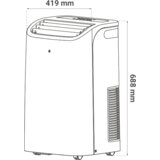 Chigo Prijenosna klima 12000BTU, 3.5kW, A, R290, bijela | shoptok.hr