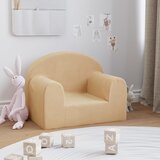  Dječja fotelja krem od mekanog pliša | shoptok.hr