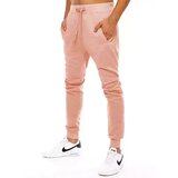 DStreet Spodnie męskie dresowe różowe | Shoptok.si
