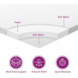  LED Box Spring Krevet Tamno plava 140 x 200 cm Baršun | shoptok.hr