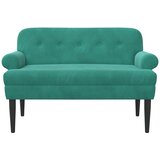  Ljubavni kauč s gumbima Tirkizna 120 x 66 x 78 cm Baršun | Eponuda.com