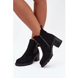 Boto Insulated women's ankle boots with a decorative buckle black Melara | Shoptok.si