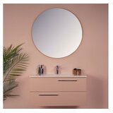 Hanah home Kupatilski ormarić sa umivaonikom i ogledalom (2 komada) Serenity Rose Cene