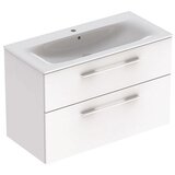 Geberit SELNOVA SQUARE 1000 ORMARIĆ SA LAVABOOM 2 FIOKE BELA SJAJ GEBERIT | ePonuda.com