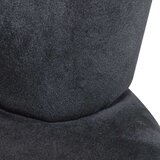 V Stol v obliki roke črn žamet | Shoptok.si