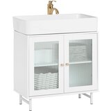 SoBuy kopalniška omarica pod umivalnikom v beli barvi v skandinavskem slogu, (20814823) Cene