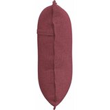  Jastuk za leđa Vinska crvena 60 x 19 x 50 cm tkanina | shoptok.hr