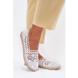 Boto Lace Women's Espadrilles White Adelira | shoptok.hr