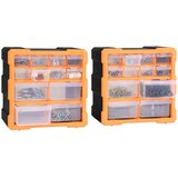  Organizatori s 12 ladica 2 kom 26,5 x 16 x 26 cm | shoptok.hr