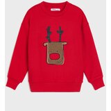 Sinsay Božićna crewneck majica s motivom soba Slike