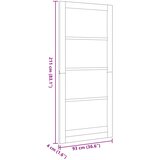 Unutarnja vrata Bijela 93 x 211 cm Šperploča | shoptok.hr