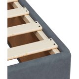  Krevet s oprugama i madracem tamnosivi 200x200 cm baršunasti | shoptok.hr