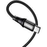 hoco. kabel tipa C na tip C Exquisite Power Delivery PD 100W X50 2 metra crni | shoptok.hr