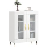  Komoda sjajna bijela 69,5x34x90 cm od konstruiranog drva | shoptok.hr