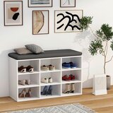 MID.YOU Regal Za Čevlje Hinsol, Bela | Shoptok.si