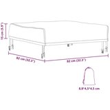 vidaXL Navlaka za vanjski namještaj 82 x 82 x 15 cm | shoptok.hr