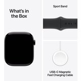 Apple Watch Series 10 LTE 46mm M/L crno MWY43QF/A Aluminij sportska narukvica crna | shoptok.hr