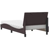  Krevet s madracem Hanko tamnosmeđi 100 x 200 cm od tkanine | shoptok.hr