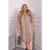 Kesi Oversize insulated sweatshirt dark beige Cijene