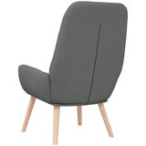  Opuštajuća fotelja tamno siva tkanina | Shoptok.si