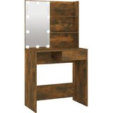  Toaletni stolić LED boja dimljenog hrasta 74,5 x 40 x 141 cm | shoptok.hr