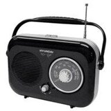 Hyundai PR100 retro prenosni radio AM/FM z AUX vhodom | Shoptok.si