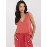 Sublevel Blouse-D73761M11218A-coral | Shoptok.si