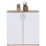 Mömax komoda ina 01, barva hrasta, bela | Shoptok.si