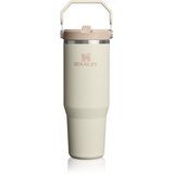 Stanley IceFlow™ Flip Straw 2.0 Tumbler termosica od nehrđajućeg čelika Cream 890 ml | shoptok.hr