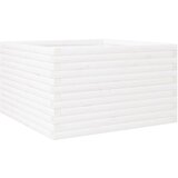 Maison Chic Vrtno cvetlično korito - Cvetlični Lonec belo 80x80x46 cm trdna borovina, (21790486) Cene