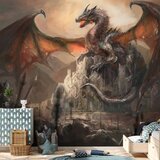  Foto tapeta - Dragon castle 500x350 Vodootporna | shoptok.hr