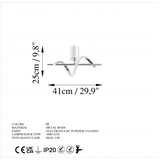 Opviq LED stropna svetilka v srebrni barvi ø 7 cm Likma – | Shoptok.si