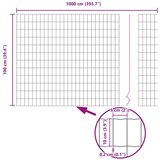 vidaXL Zelena evropska ograja 1x10 m Jeklo | Shoptok.si
