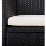  7-dijelni vrtni blagovaonski set s jastucima crni | shoptok.hr