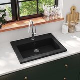 The Living Store Granitni umivalnik 600x450x120 mm črn - Umivalnik, (21750169) Cene